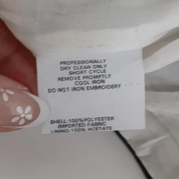 Vintage Scott McClintock 1980s Black Satin Ballgown Black Tie Evening Gown Sz 16 - Picture 9 of 14